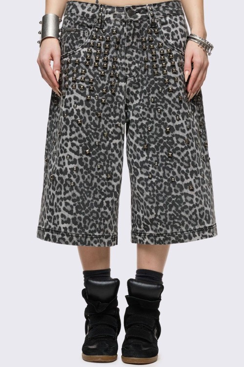 Jort Brat Leopard Shorts - Minga London