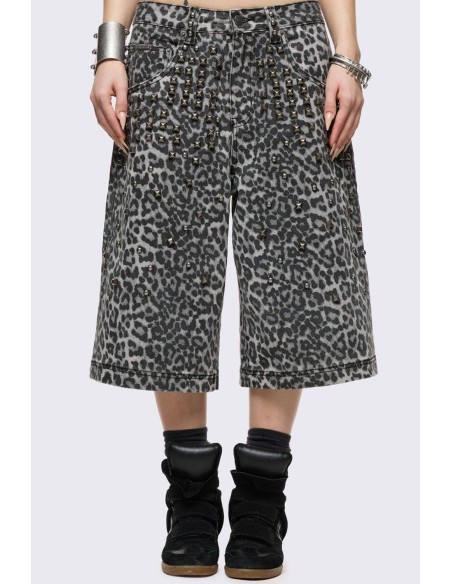 Pantalón Corto Jort Brat Leopard - Minga London