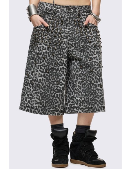 Pantalón Corto Jort Brat Leopard - Minga London