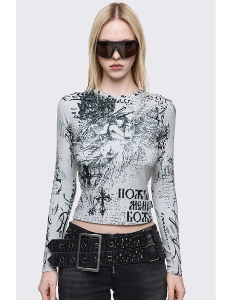 Light Darkness Long Sleeve Top - Minga London