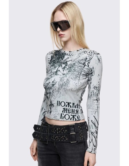 Light Darkness Long Sleeve Top - Minga London