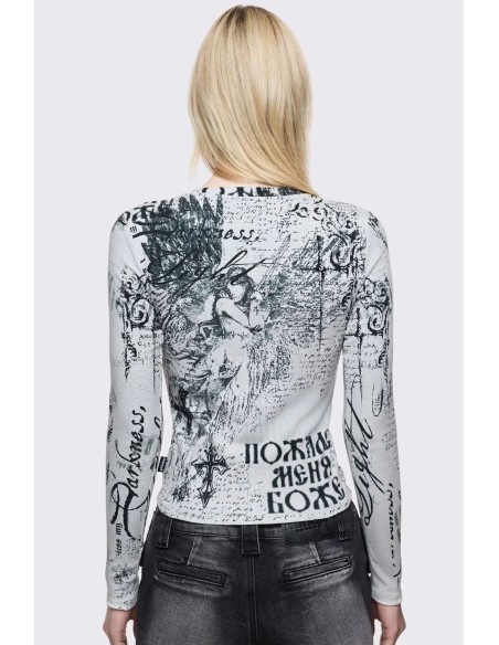 Light Darkness Long Sleeve Top - Minga London