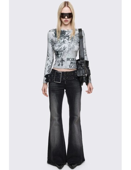 Light Darkness Long Sleeve Top - Minga London