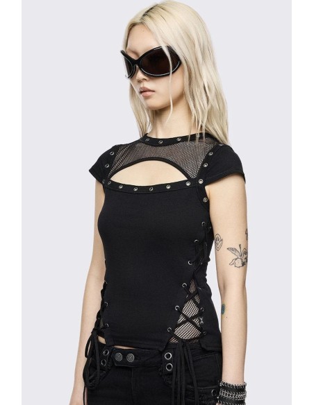 Camiseta Baby Tee Techno  - Minga London