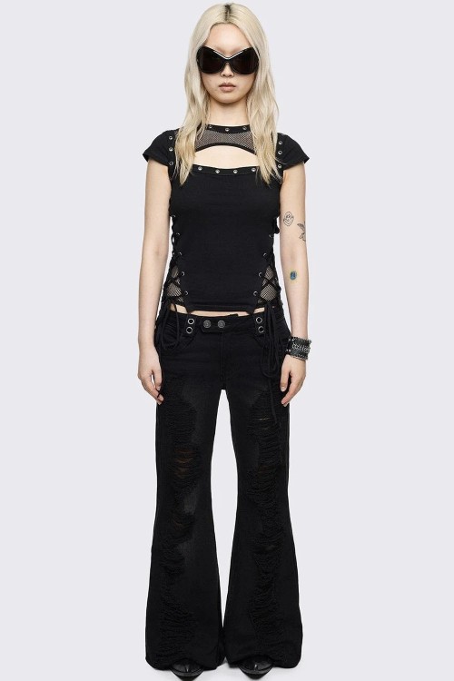 Camiseta Baby Tee Techno  - Minga London