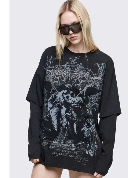 Camiseta de Doble Manga Dark Reinassance- Minga London