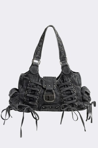 Denim Locklyn Bag - Minga London