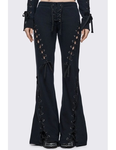Grave Bell Bottom Trousers - Minga London