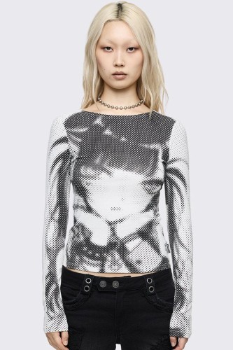 UwU Warning Long Sleeve Top - Minga London