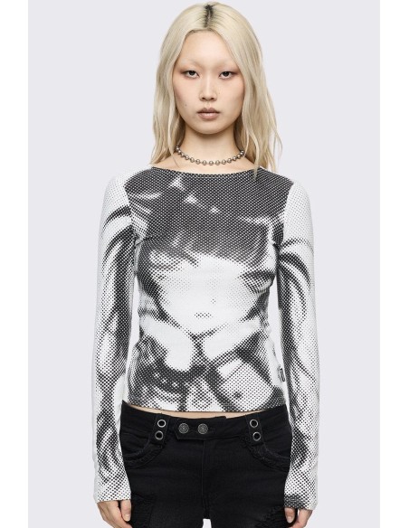 UwU Warning Long Sleeve Top - Minga London
