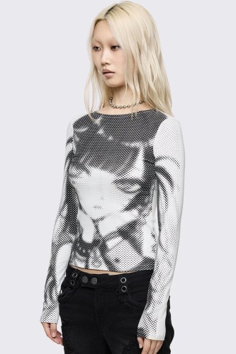 UwU Warning Long Sleeve Top - Minga London 2