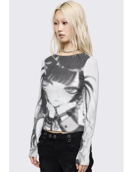 UwU Warning Long Sleeve Top - Minga London