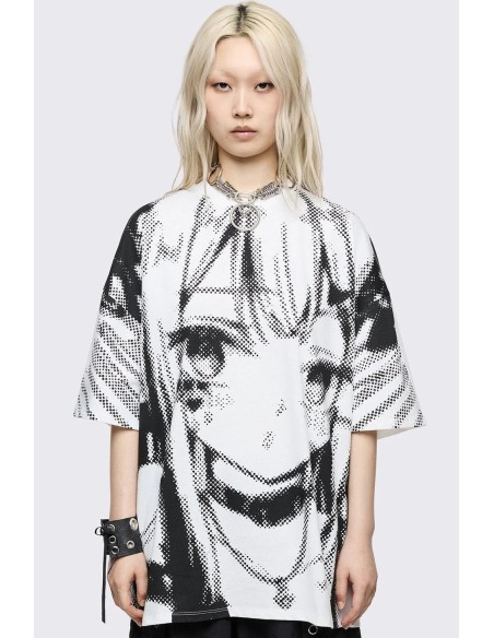 Oversized Anime Cutie T-shirt - Minga London