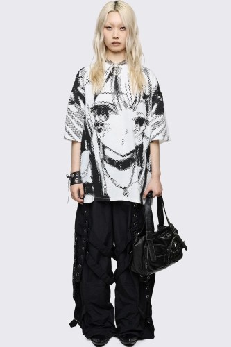 Oversized Anime Cutie T-shirt - Minga London 2