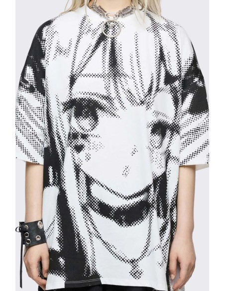 Oversized Anime Cutie T-shirt - Minga London