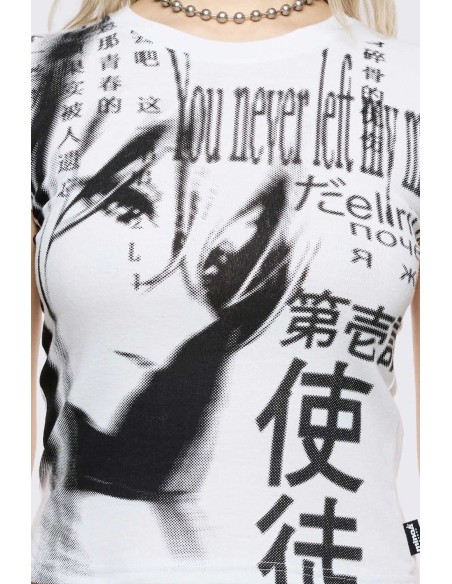 Camiseta Baby Tee Mind Glitch - Minga London