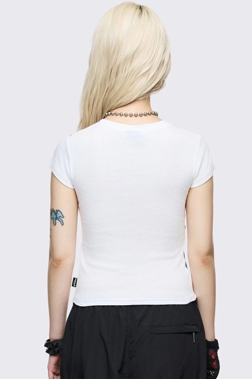 Camiseta Baby Tee Mind Glitch - Minga London