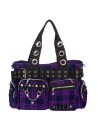 Bolso de Tartán Camdyn en Lila - Banned