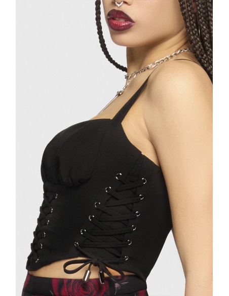 Fawnelle Lace Up Top - Killstar