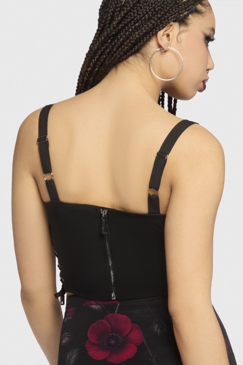 Top Fawnelle Lace Up - Killstar