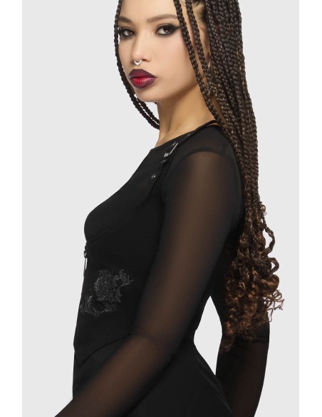 Gaia Adorned Underbust Top - Killstar