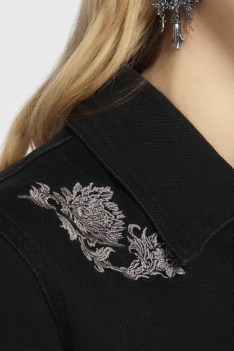 Chaqueta Denim Bordada Gaia - Killstar 2