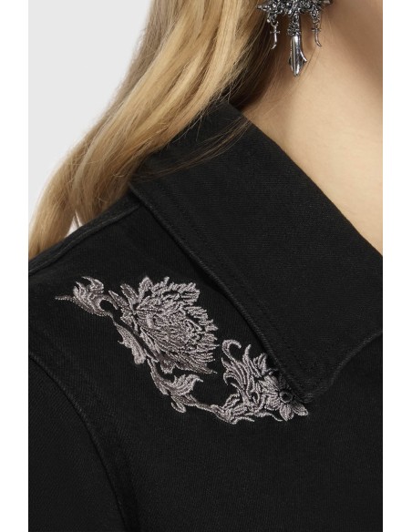 Chaqueta Denim Bordada Gaia - Killstar