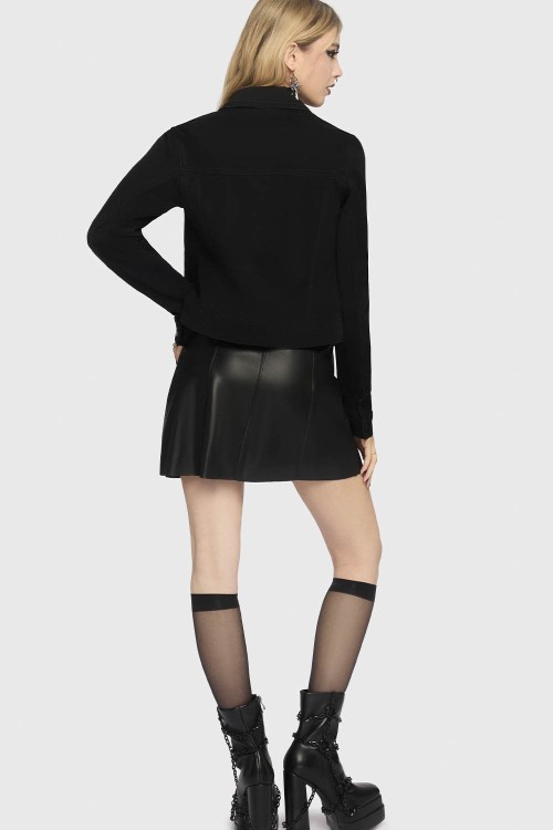 Chaqueta Denim Bordada Gaia - Killstar