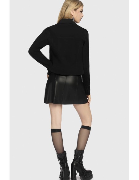 Chaqueta Denim Bordada Gaia - Killstar