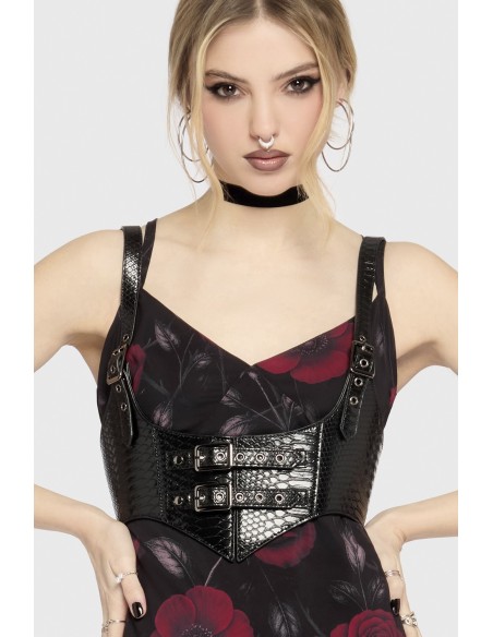 Venomous Rose Underbust Corset - Killstar
