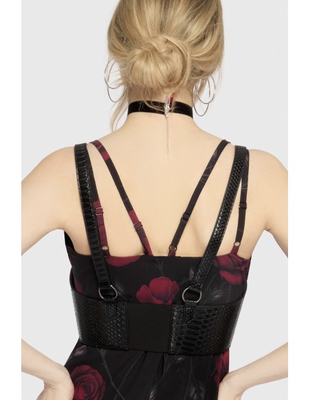 Venomous Rose Underbust Corset - Killstar