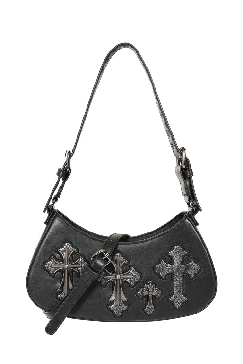 Bolso Black Crypt Cross - Banned