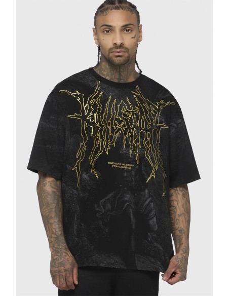 Camiseta Oversized Noir Relic - Killstar