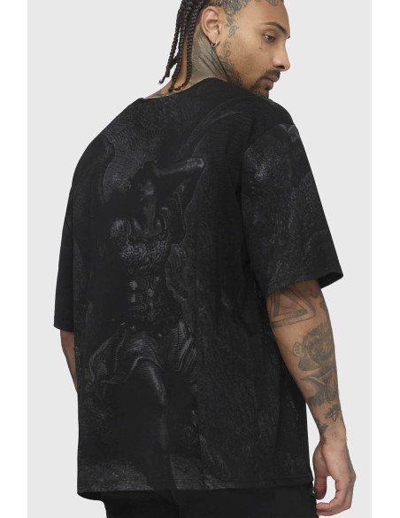Oversized Noir Relic T-shirt - Killstar