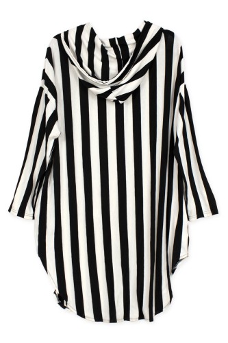 [2a mano] Camiseta Oversized Rayas Welcome to My Nightmare - Hell Cat Punks 2