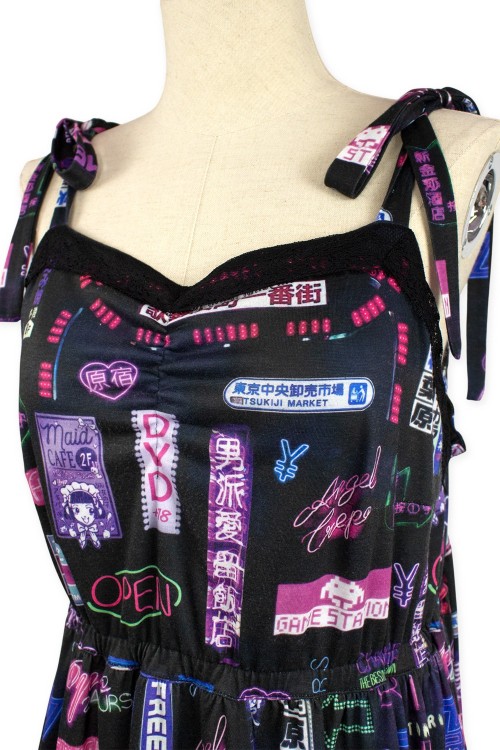 [2a mano] Vestido Neon Night Lila - Madame Chocolat