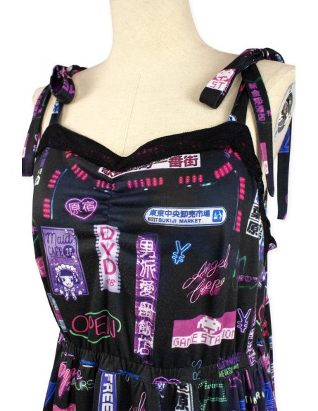 [2a mano] Vestido Neon Night Lila - Madame Chocolat