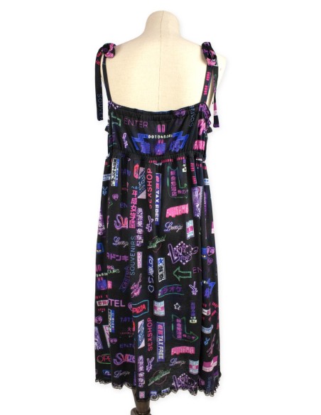 [2a mano] Vestido Neon Night Lila - Madame Chocolat