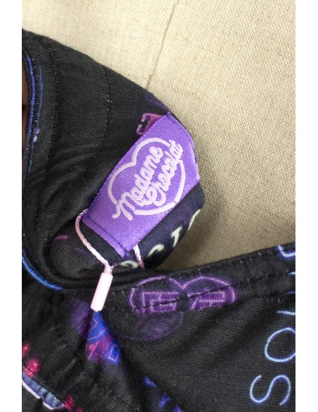 [Second hand] Neon Night Purple Dress - Madame Chocolat