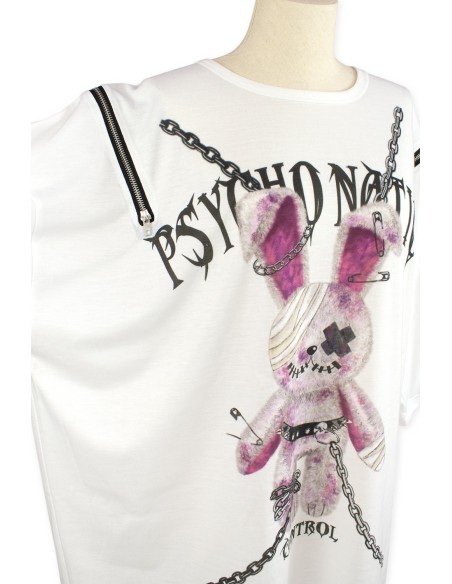 [2nd hand] Oversized Bunny T-shirt - Psycho Nation