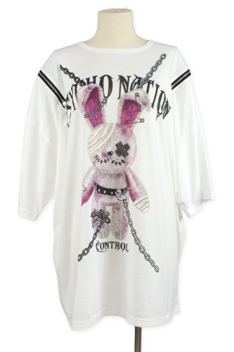[2a mano] Camiseta Oversized Bunny - Psycho Nation