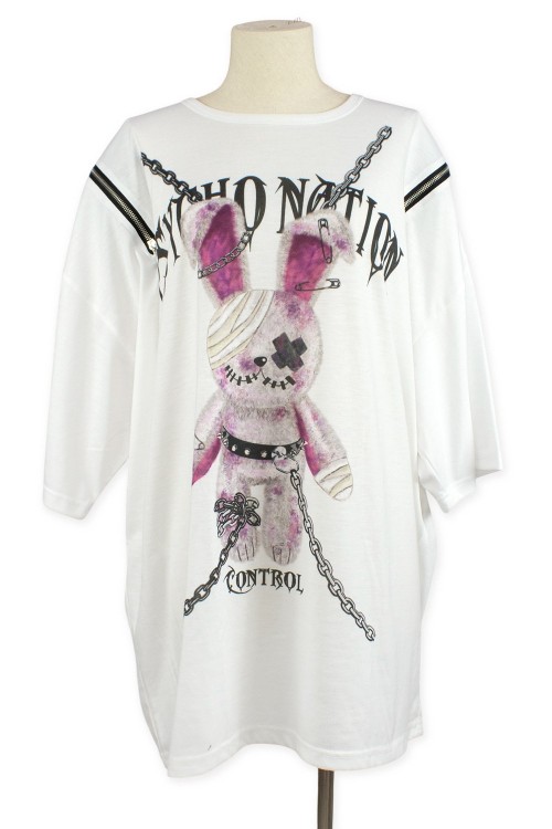 [2a mano] Camiseta Oversized Bunny - Psycho Nation