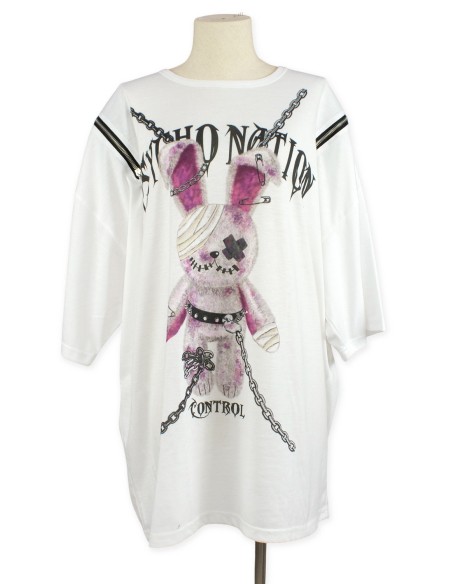 [2nd hand] Oversized Bunny T-shirt - Psycho Nation