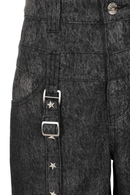 Glitchcore Detachable Denim Trousers - Banned