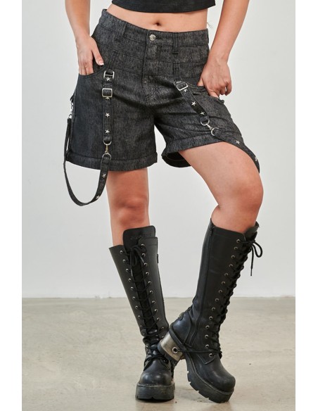 Glitchcore Detachable Denim Trousers - Banned