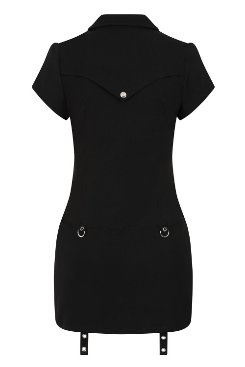 Vestido Night Zip en Negro - Banned