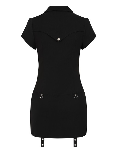 Vestido Night Zip en Negro - Banned