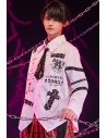 Camisa Punk con Corbata y Mangas Desmontables Punk Overture en Blanco - Jill Punk