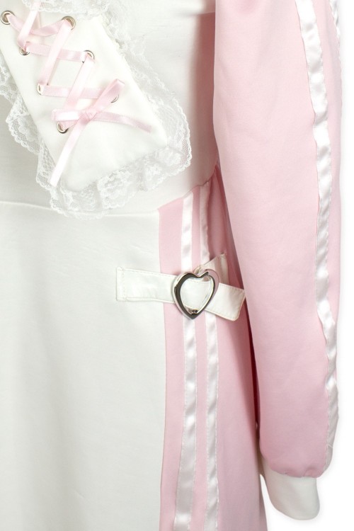 [Second Hand] Sailor Tenshi Kaiwai Dress in Pink x White - Ank Rouge