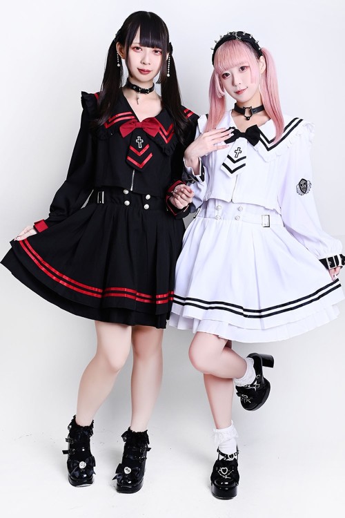 Archangel Academy One-Piece Dress in White - Jill Punk